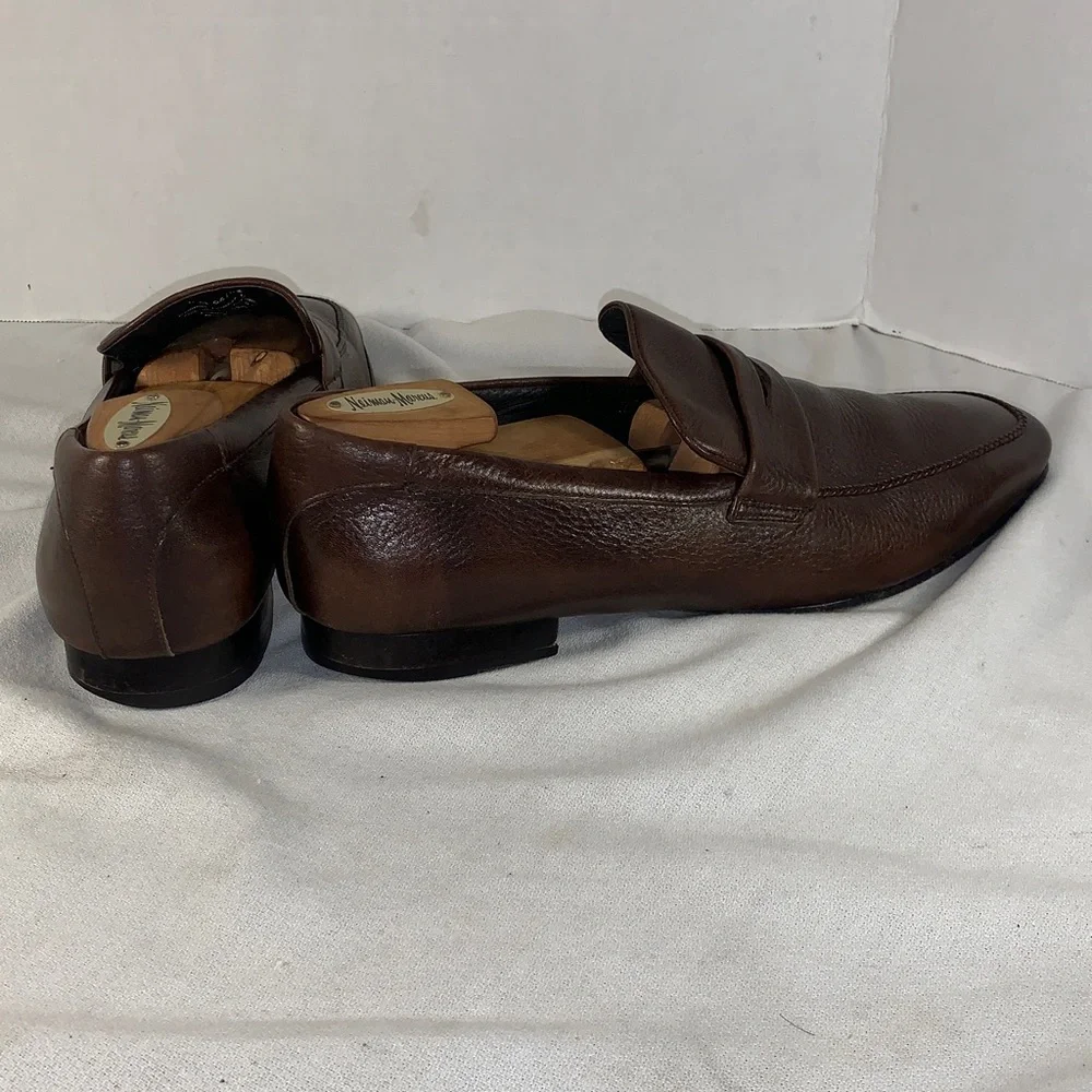 Banana Republic Men’s Dark Brown Leather Penny Loafers